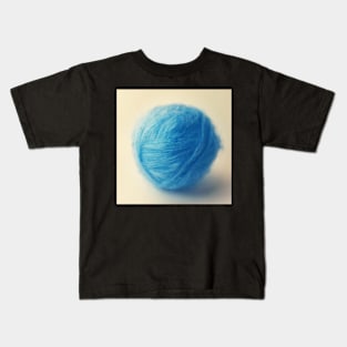 Blue Yarn Kids T-Shirt